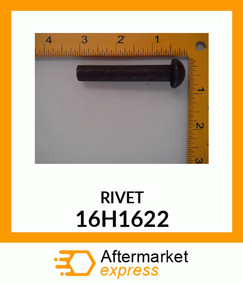 RIVET, SOLID, BUTTON HEAD 16H1622