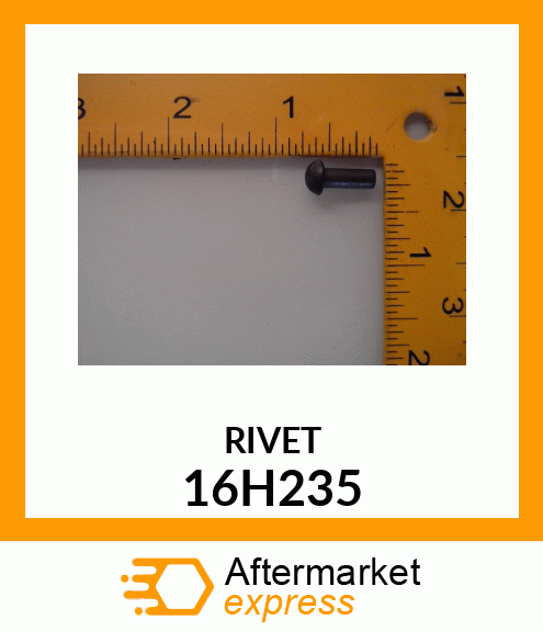 RIVET, SOLID, BUTTON HEAD 16H235