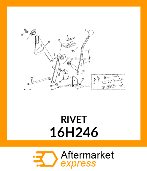 RIVET, SOLID, BUTTON HEAD 16H246