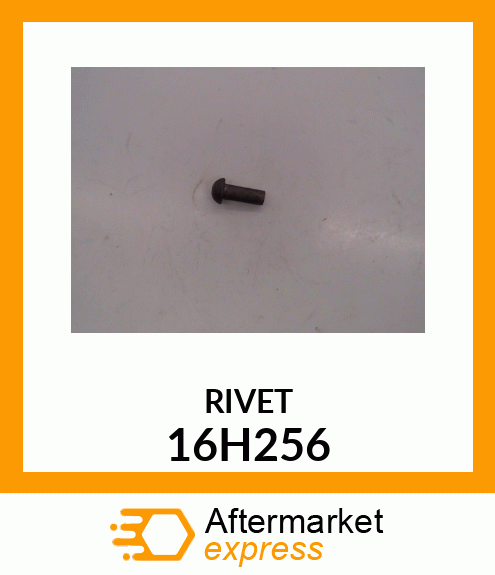 RIVET, SOLID, BUTTON HEAD 16H256