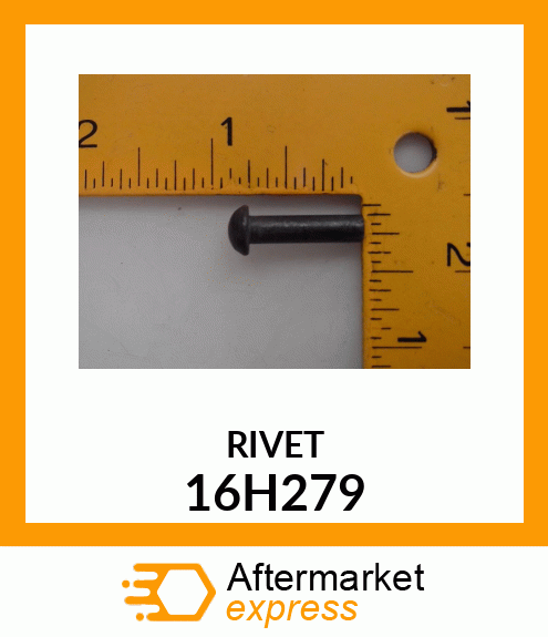 RIVET, SOLID, BUTTON HEAD 16H279