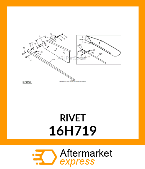 RIVET, SOLID, BUTTON HEAD 16H719