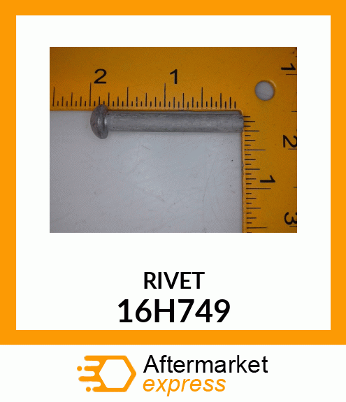 RIVET, SOLID, BUTTON HEAD 16H749