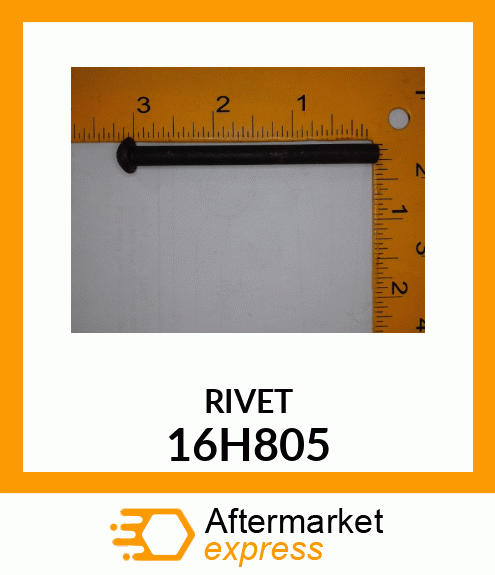 RIVET, SOLID, BUTTON HEAD 16H805