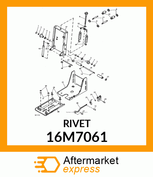 RIVET, TUBULAR 16M7061