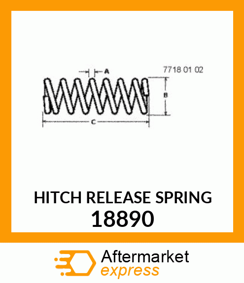 HITCH RELEASE SPRING 18890