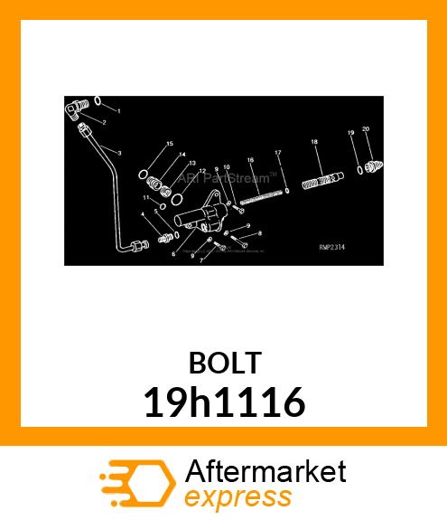 SCREW, HEX HEAD 19h1116