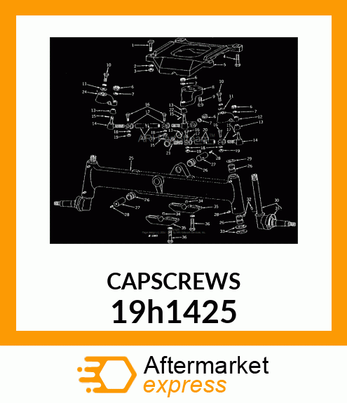 SCREW, HEX HEAD 19h1425