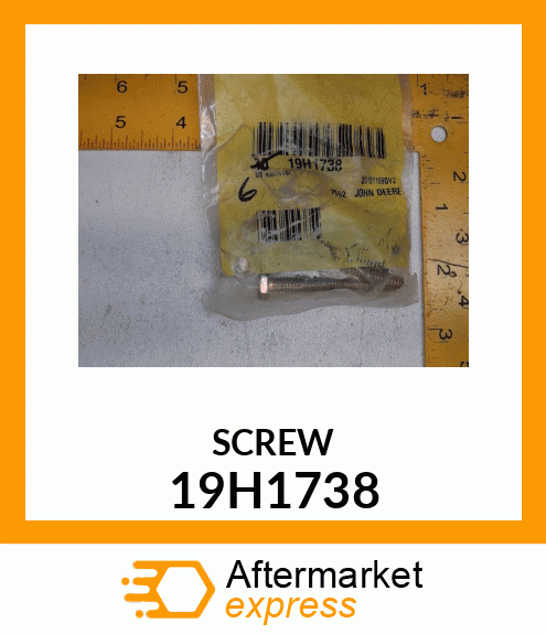 SCREW, HEX HEAD 19H1738