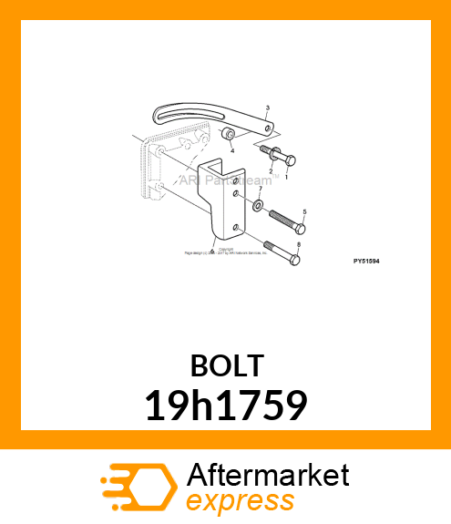 SCREW, HEX HEAD 19h1759