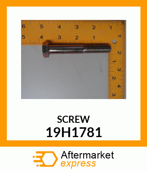 SCREW, HEX HEAD 19H1781