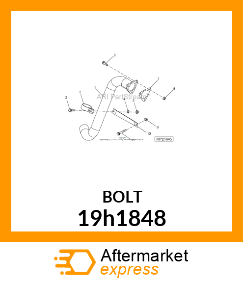 SCREW, HEX HEAD 19h1848