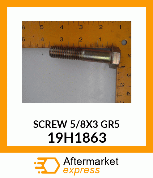 SCREW, HEX HEAD 19H1863