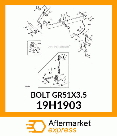 SCREW, HEX HEAD 19H1903