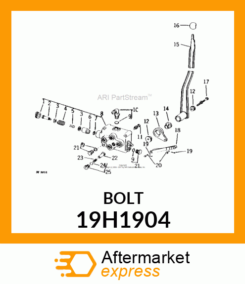 SCREW, HEX HEAD 19H1904