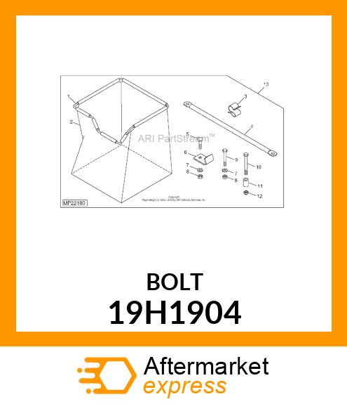 SCREW, HEX HEAD 19H1904