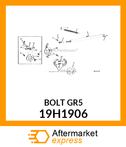 SCREW, HEX HEAD 19H1906