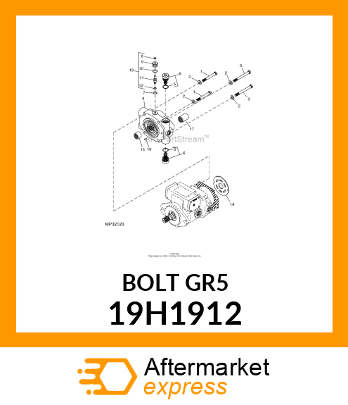 SCREW, HEX HEAD 19H1912