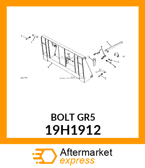 SCREW, HEX HEAD 19H1912