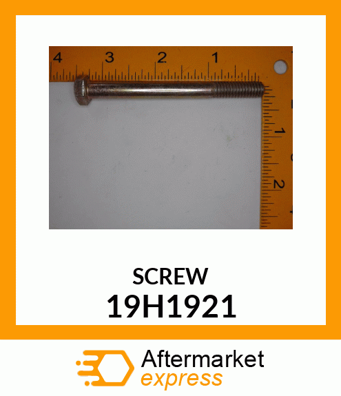 SCREW, HEX HEAD 19H1921