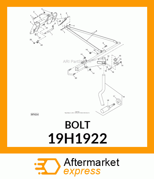 SCREW, HEX HEAD 19H1922