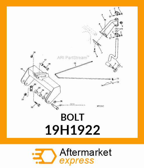 SCREW, HEX HEAD 19H1922