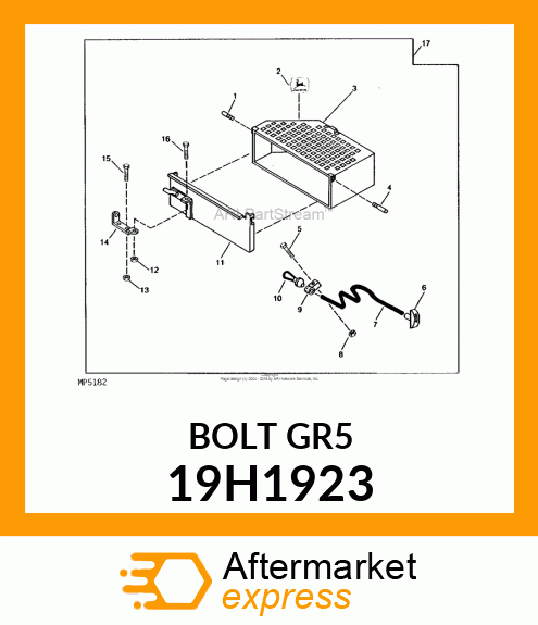 SCREW, HEX HEAD 19H1923