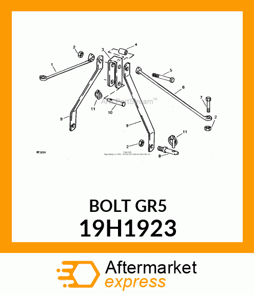 SCREW, HEX HEAD 19H1923