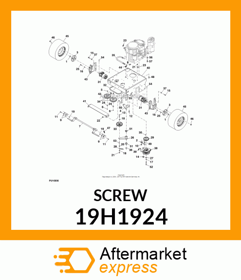 SCREW, HEX HEAD 19H1924