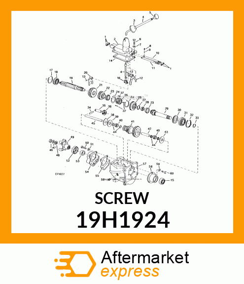 SCREW, HEX HEAD 19H1924