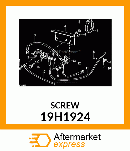 SCREW, HEX HEAD 19H1924