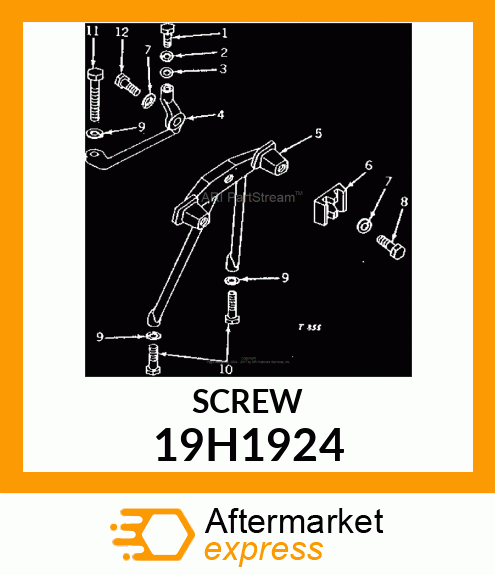 SCREW, HEX HEAD 19H1924