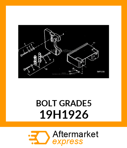 SCREW, HEX HEAD 19H1926