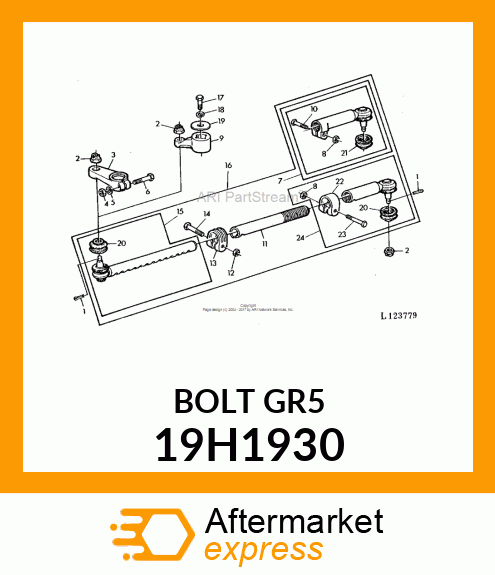 SCREW, HEX HEAD 19H1930