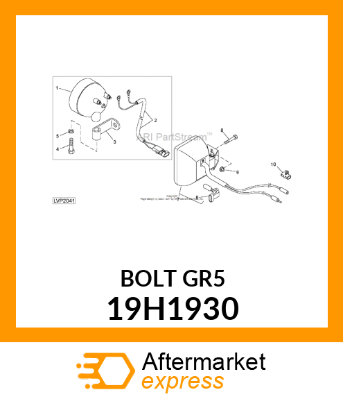 SCREW, HEX HEAD 19H1930