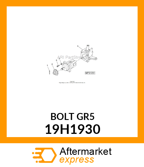 SCREW, HEX HEAD 19H1930