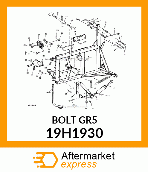 SCREW, HEX HEAD 19H1930