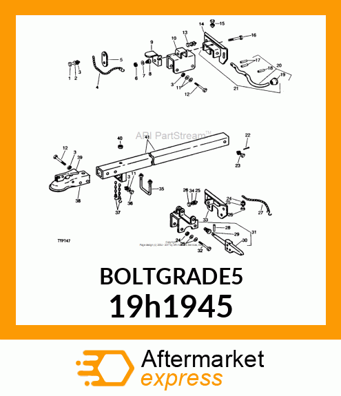 SCREW, HEX HEAD 19h1945