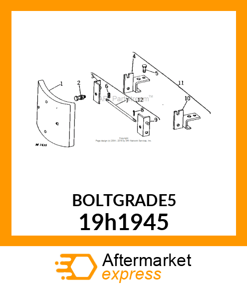 SCREW, HEX HEAD 19h1945