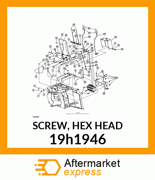 SCREW, HEX HEAD 19h1946