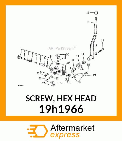 SCREW, HEX HEAD 19h1966