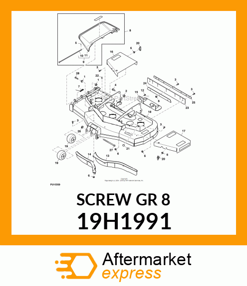 SCREW, HEX HEAD 19H1991