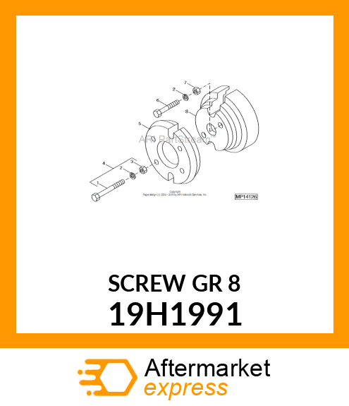 SCREW, HEX HEAD 19H1991