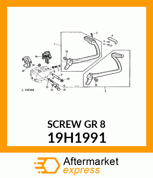 SCREW, HEX HEAD 19H1991