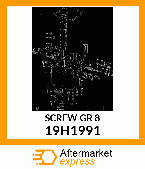 SCREW, HEX HEAD 19H1991