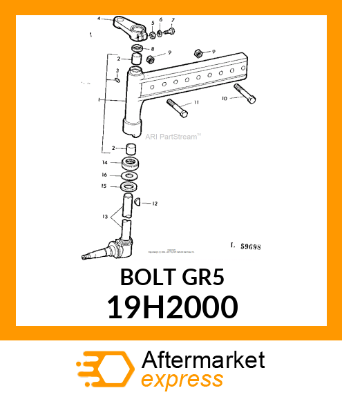 SCREW, HEX HEAD 19H2000