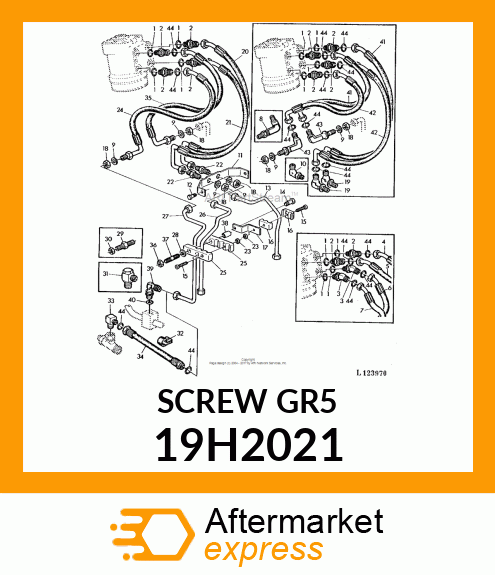 SCREW, HEX HEAD 19H2021