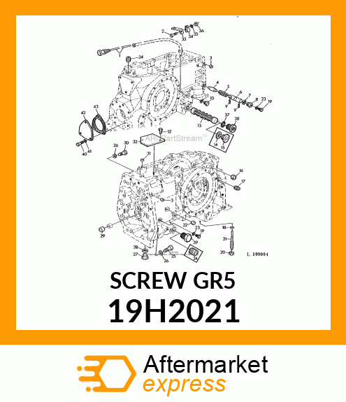 SCREW, HEX HEAD 19H2021