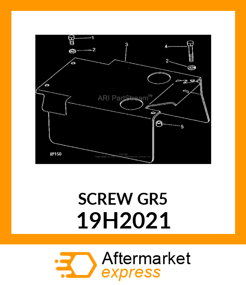 SCREW, HEX HEAD 19H2021