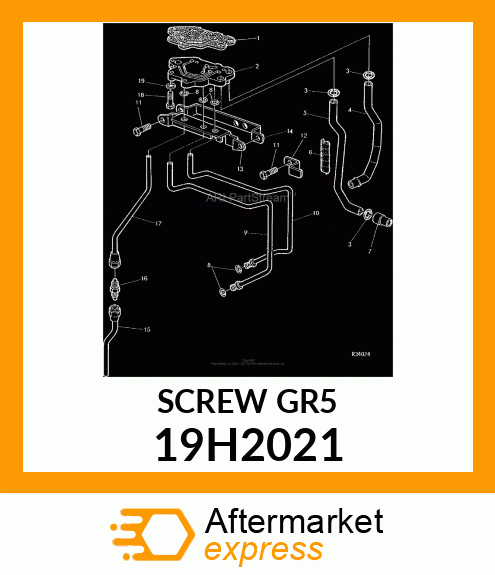 SCREW, HEX HEAD 19H2021